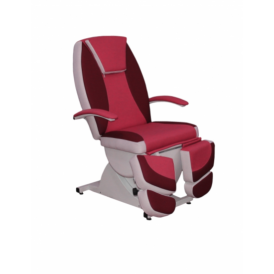 Педикюрное косметологическое кресло &laquo;Нега&raquo; (электропривод, 5 моторов) (высота 620 - 1000мм)